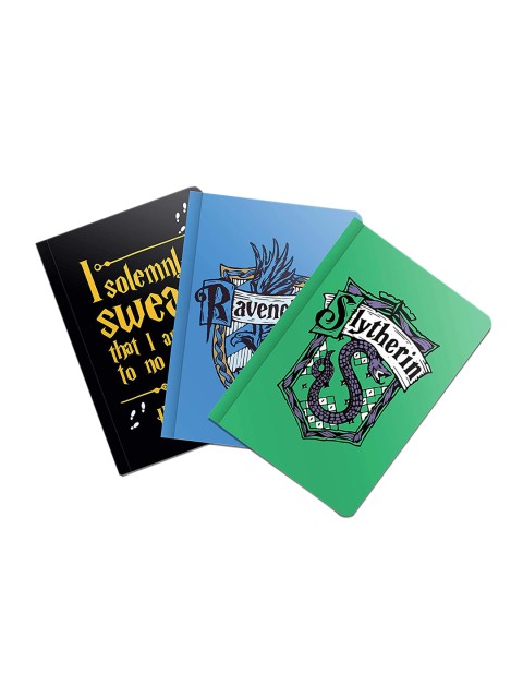 

MC SID RAZZ Set of 3 Harry Potter Binded A5 Ruled Notebooks, Multi