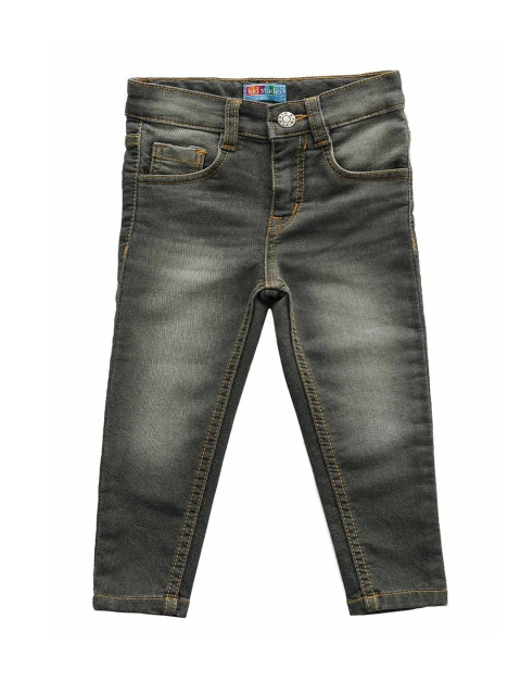 

Kid Studio Boys Grey Tapered Fit Mid-Rise Clean Look Jeans