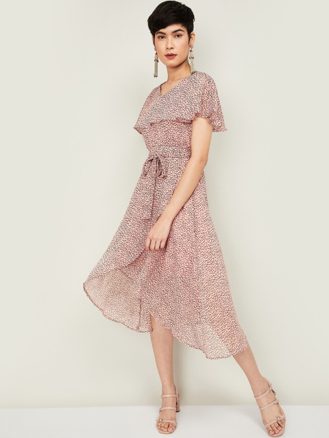 

CODE by Lifestyle Women Pink Printed A-Line Dress