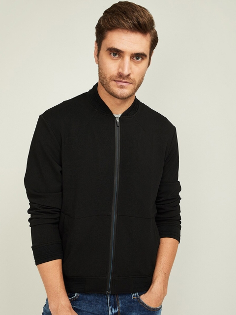 

Fame Forever by Lifestyle Men Black Solid Lightweight Bomber