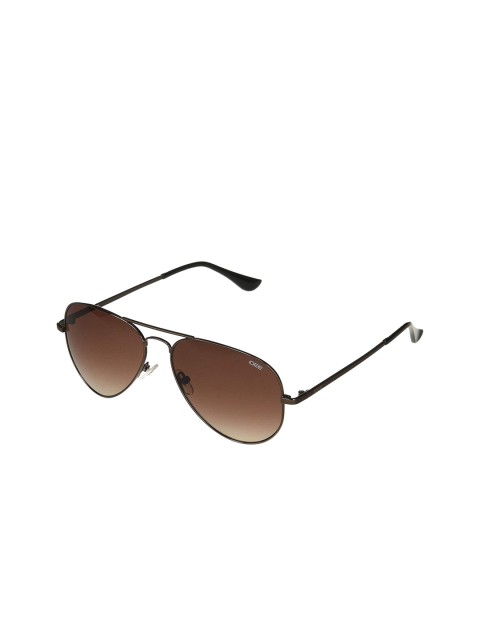 

IDEE Unisex Brown Aviator UV Protected Sunglasses IDS2500-C24SG
