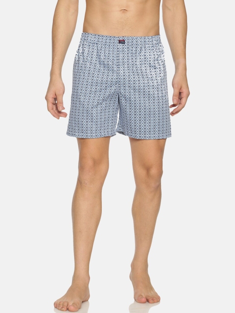 

IVOC Men Blue Printed Pure Cotton Boxers IOMBS02SC03L35-4306