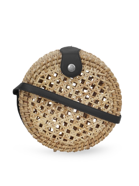 

Diwaah Beige Self Design Sling Bag