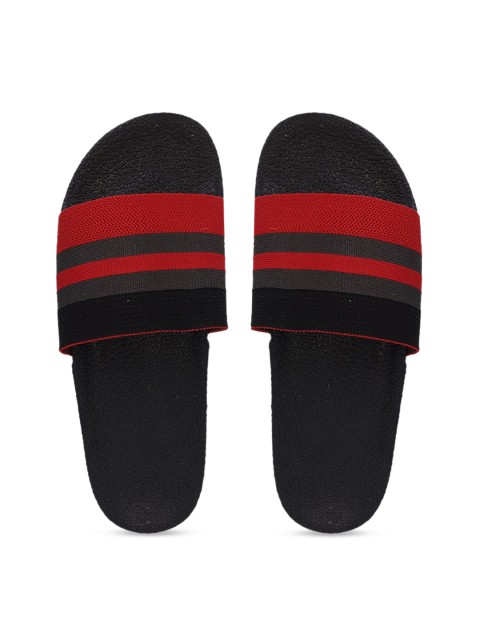 

Pampy Angel Women Black & Red Striped Sliders
