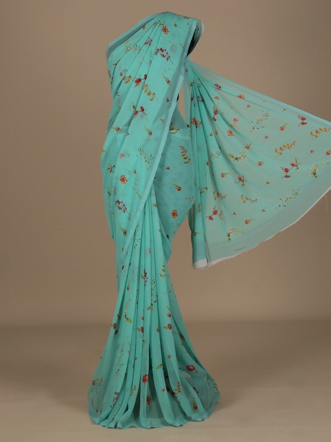 

Pothys Blue Printed Saree