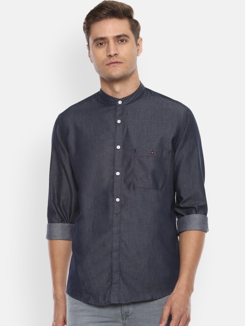 

Louis Philippe Jeans Men Grey Slim Fit Solid Casual Shirt