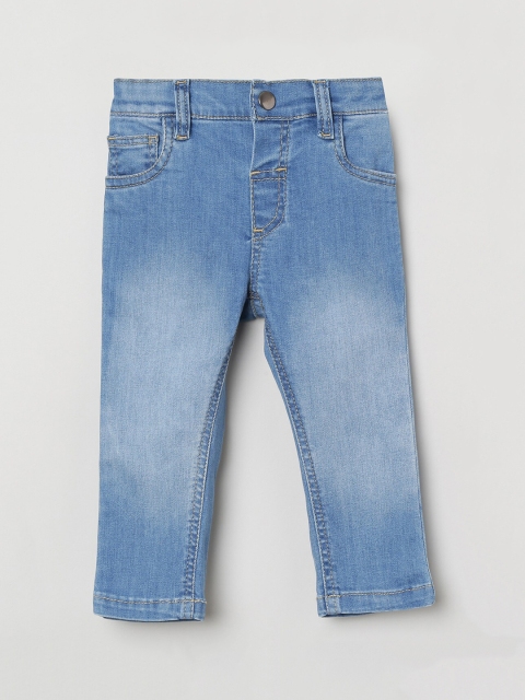 

max Boys Blue Slim Fit Mid-Rise Cotton Clean Look Jeans