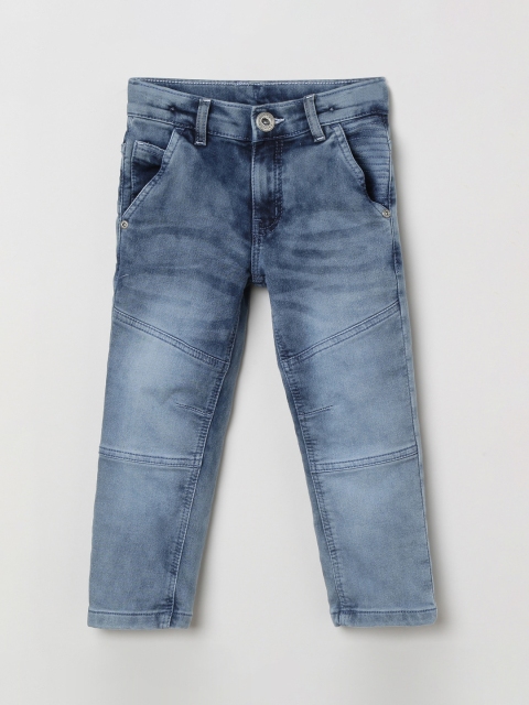 

max Boys Blue Slim Fit Mid-Rise Clean Look Stretchable Jeans