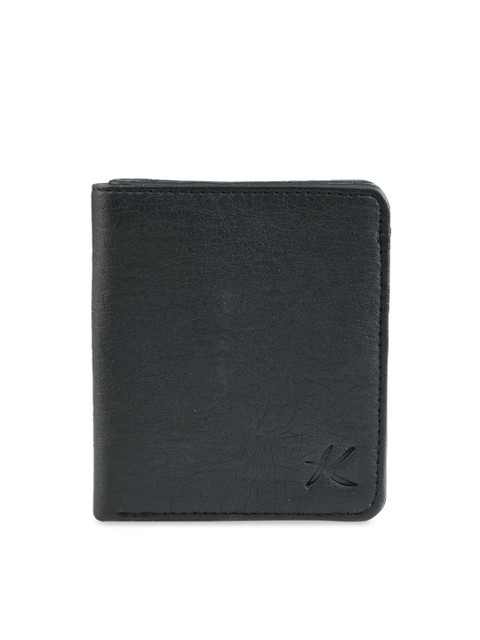 

Kastner Men Black Solid Two Fold-Wallet