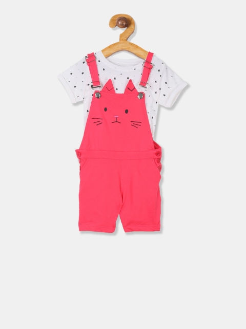 

Cherokee Girls Assorted Cotton Dungaree & T-Shirt Set