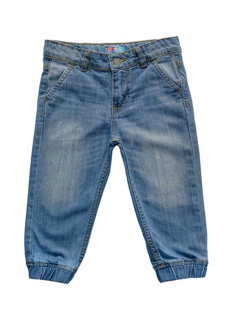 

Kid Studio Boys Blue Jogger Mid-Rise Clean Look Jeans