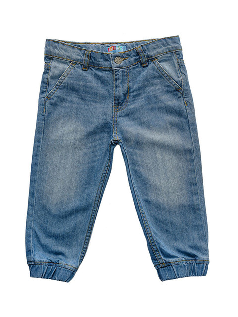 

Kid Studio Boys Blue Jogger Mid-Rise Clean Look Jeans