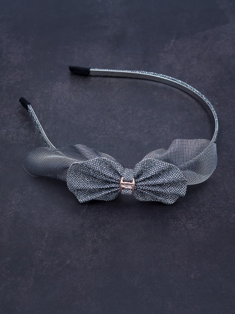 

Golden Peacock Women Grey Leaf Style Hairband