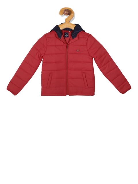 

Allen Solly Junior Boys Red Striped Puffer Jacket