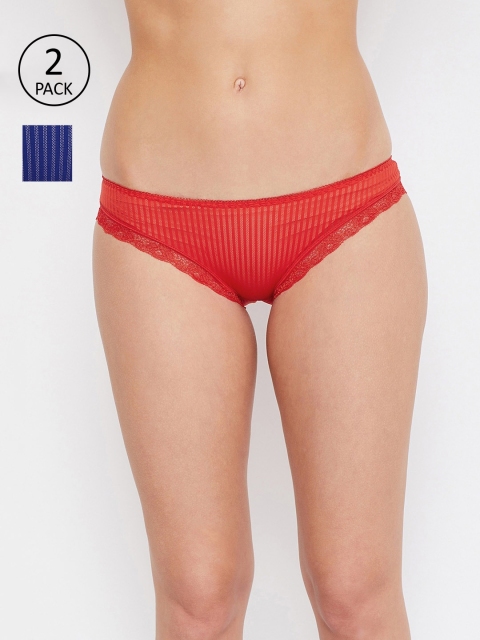 

SECRETS BY ZEROKAATA Women Pack Of 2 Assorted Woven Basic Briefs SZPTY3856A