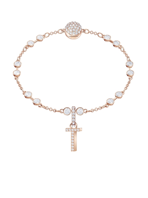 

SWAROVSKI Rose Gold-Plated White Remix Collection Charm T