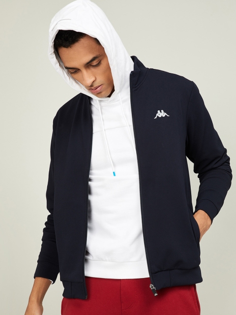 

Kappa Men Navy Blue Solid Sweatshirt