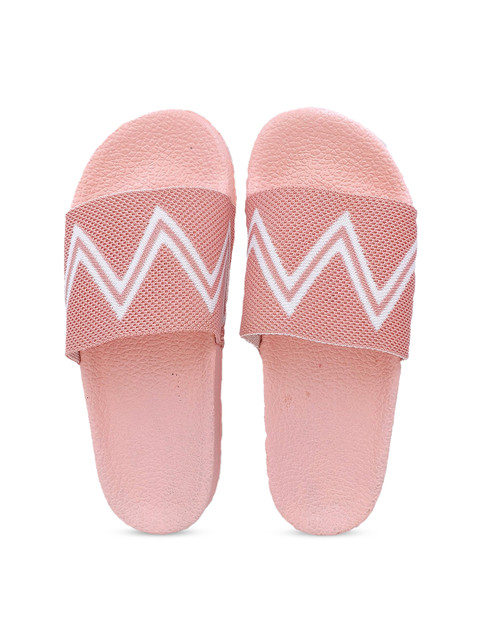 

Pampy Angel Women Pink & White Printed Sliders
