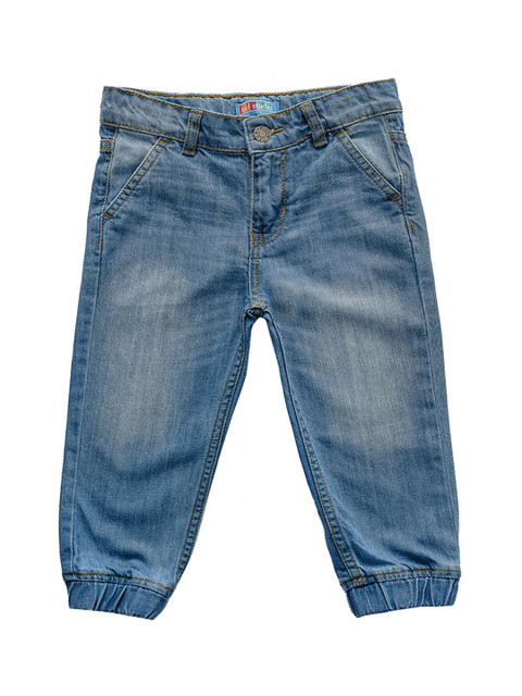 

Kid Studio Boys Blue Jogger Mid-Rise Clean Look Jeans