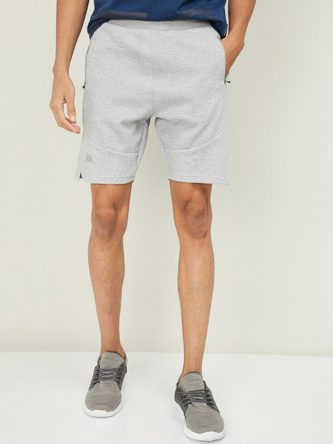 

Kappa Men Grey Solid Regular Fit Regular Shorts