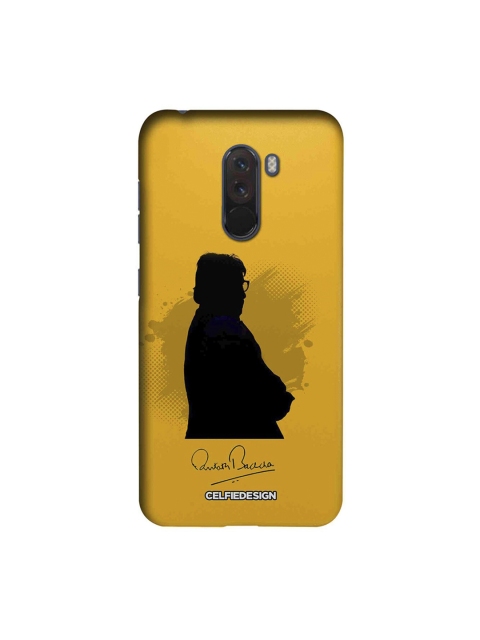 

CelfieDesign Black & Yellow BB With Signature Xiaomi Poco F1 Back Case