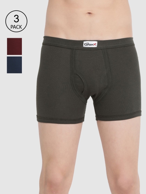 

Genx Men Pack of 3 Assorted Printed Trunks GENX_ELT_DRW_OE_3PC