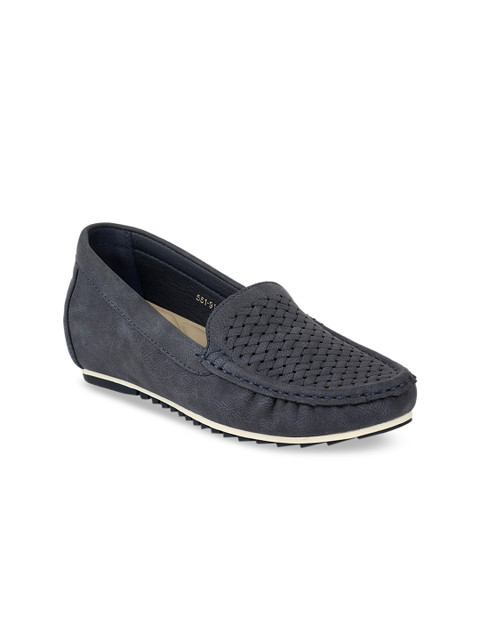 

Bata Women Navy Blue Loafers