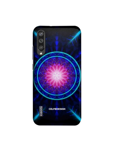

CelfieDesign Unisex Black & Blue Trip Zone Mandala Printed Sustainable Xiaomi Mi A3 Back Case