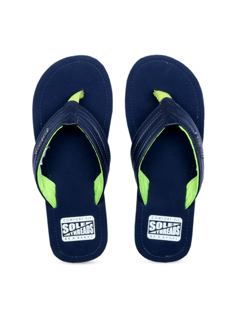 

Solethreads Men Navy Blue Solid Thong Flip-Flops