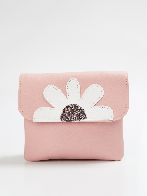 

Ginger by Lifestyle Pink Embellished Sling Bag