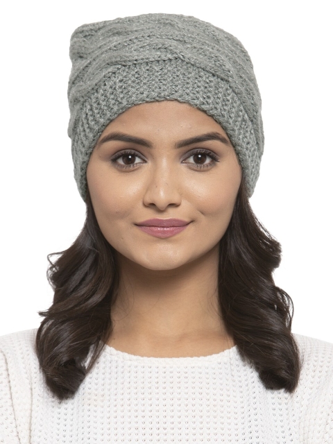 

Bodh Design Unisex Grey Solid Beanie