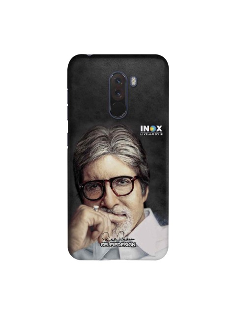 

CelfieDesign Black & White Inox BigB Xiaomi Poco F1 Back Cover