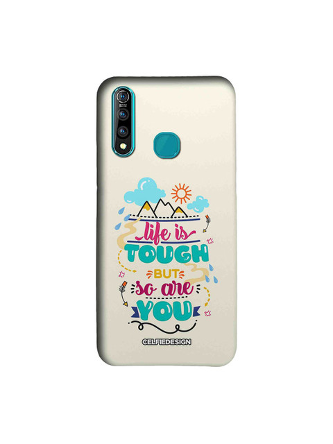 

CelfieDesign Beige Life Is Tough But So Are You Base 501 Quirky Vivo Z1 Pro Back Cover