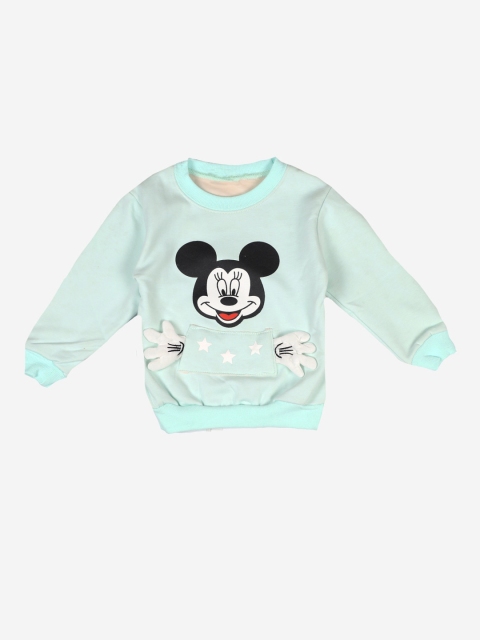

DOROKIDS Girls Blue Printed Sweatshirt