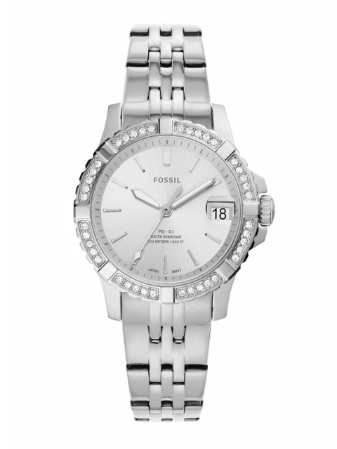 

Fossil Women Silver-Toned Analogue Watch