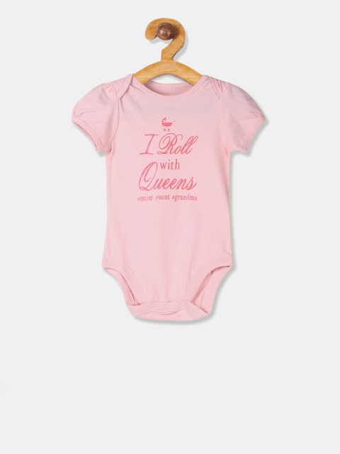 

The Childrens Place Infant Boys Pink Printed Bodysuit