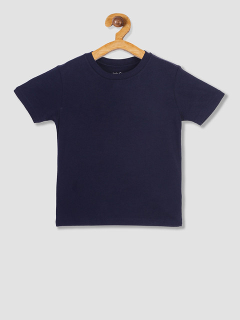 

GAP Boys Blue Solid T-shirt