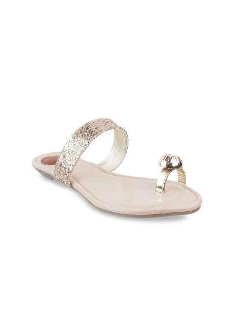 

Catwalk Women Gold-Toned Textured Ballerinas