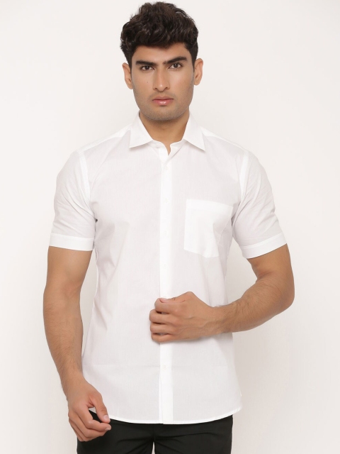 

Tistabene Men White Regular Fit Solid Casual Shirt