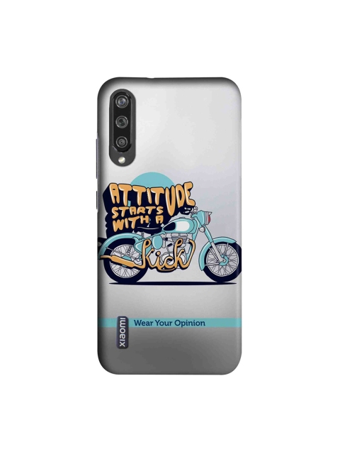 

CelfieDesign Grey & Orange Attitude With Kick Xiaomi Mi A3 Sustainable Back Cover