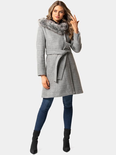 

Forever New Women Grey Solid Tailored Jacket
