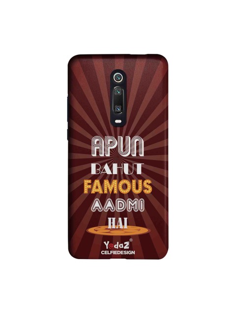 

CelfieDesign Brown & Yellow Apun Bahot Famous Admi Hai Xiaomi Redmi K20 Pro Back Cover