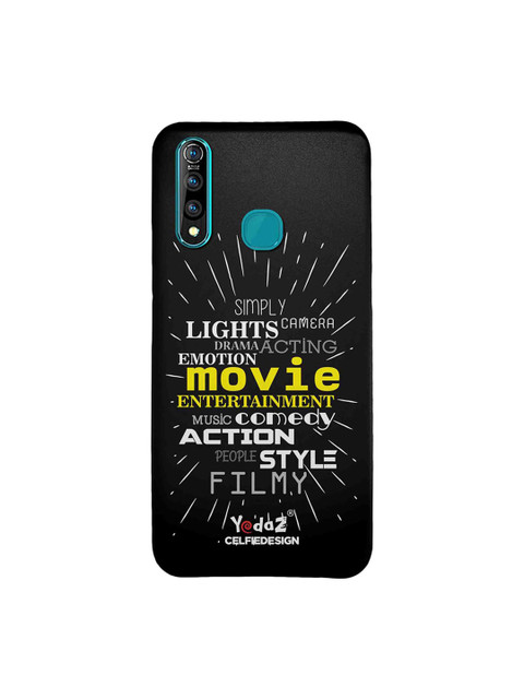 

CelfieDesign Unisex Black & White Typography Printed Sustainable Vivo Z1 Pro Back Case