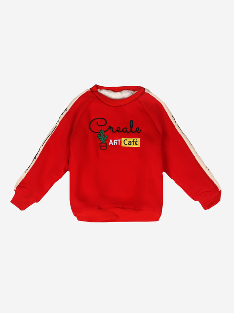 

DOROKIDS Boys Red Printed Sweatshirt