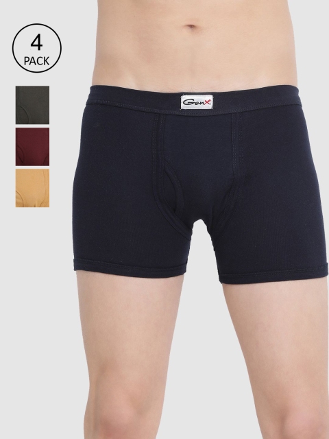 

Genx Men Pack of 4 Assorted Trunks GENX_ELT_DRW_OE_4PC