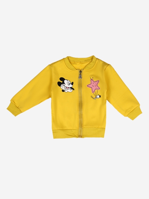 

DOROKIDS Boys Yellow Mickey Mouse Printed Sweatshirt