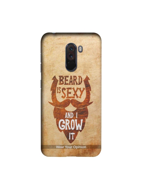 

CelfieDesign Brown & White Beard Is Sexy Xiaomi Poco F1 Case