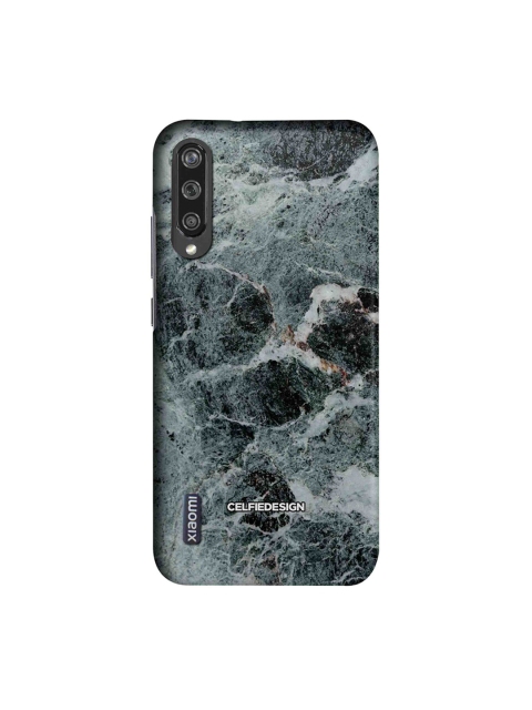 

CelfieDesign Unisex Black & Green Marquina Printed Sustainable Xiaomi Mi A3 Back Case