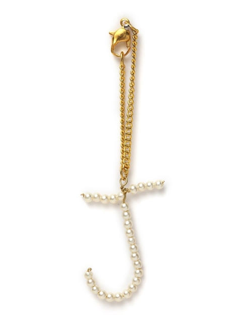 

DUGRISTYLE White & Gold-Plated Watch Charm