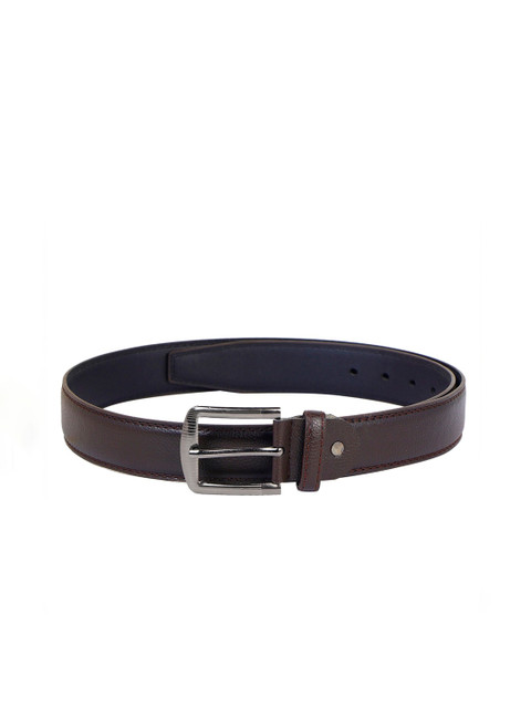 

ZEVORA Men Brown Solid Belt